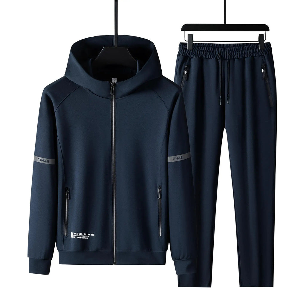 Kairo Hooded HyperFlex Lycra Sculpted Tracksuit Set – Slim Performance Fit