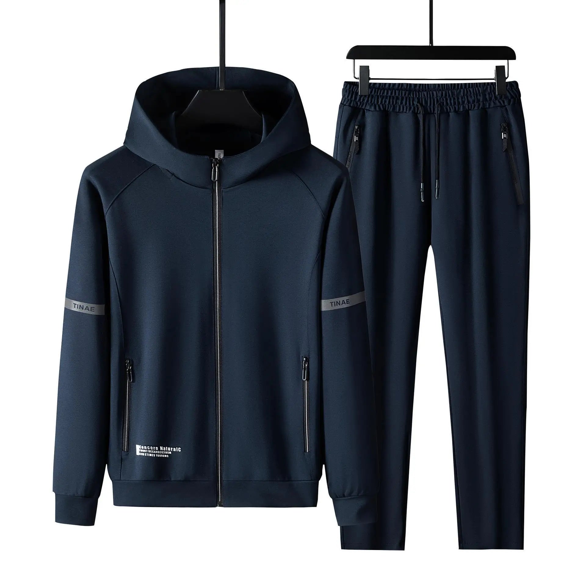 Kairo Hooded HyperFlex Lycra Sculpted Tracksuit Set – Slim Performance Fit