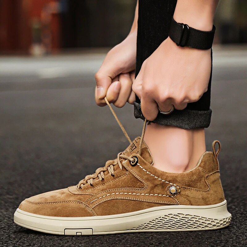 Asher Suede Sneakers – Urban-Style Suede with Relaxed Versatility