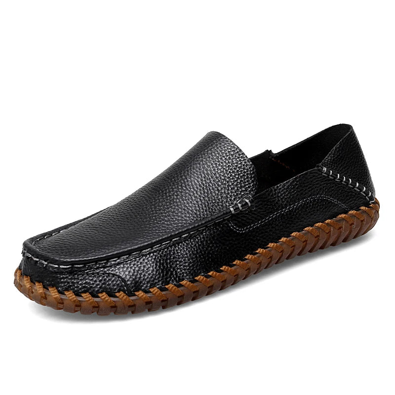 Bruno Men's Suede & Leather Cushioned Comfort Loafers