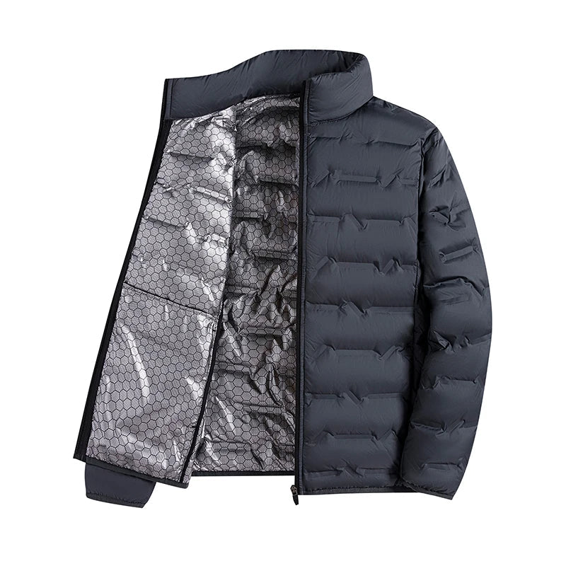 Arellano Men's Lightweight Thermal Jacket with Reflective Lining
