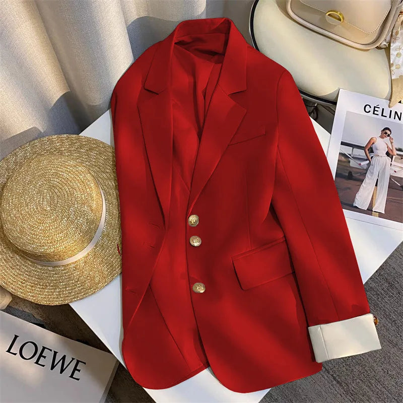 Ely Women's Lightweight Tailored Blazer with Front Pockets