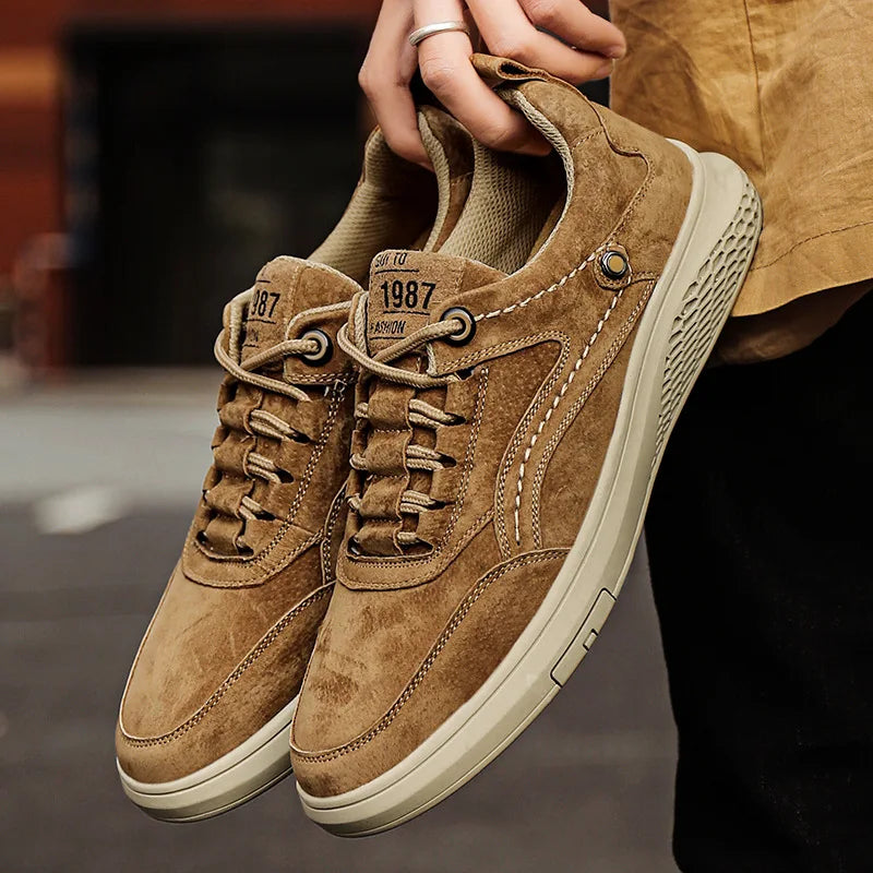 Asher Suede Sneakers – Urban-Style Suede with Relaxed Versatility