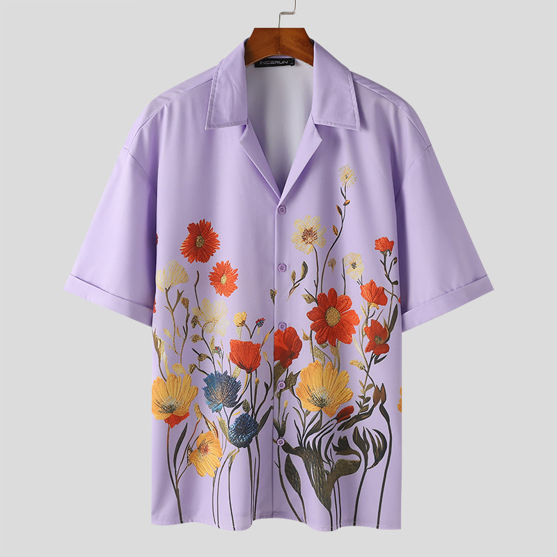Mateo Soft Floral Summer Shirt – Relaxed Fit Button Down Shirt