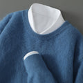 Adrian Men's Lightweight Cashmere Pullover – Breathable Knit Sweater for Men