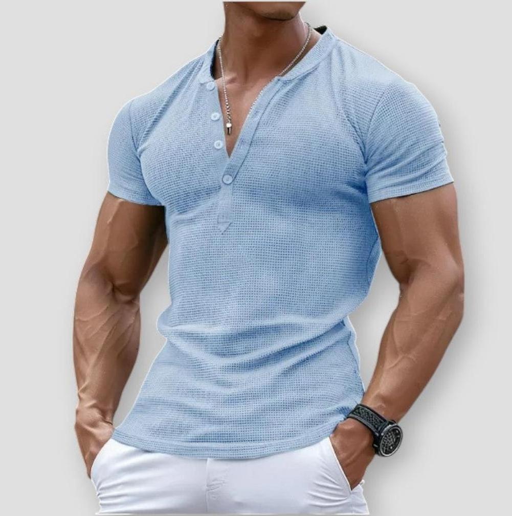Damon Performance Tee – Tailored Short Sleeve Shirt for Active Days