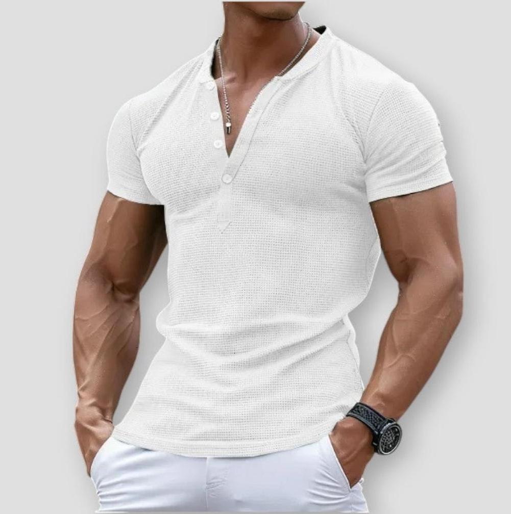 Damon Performance Tee – Tailored Short Sleeve Shirt for Active Days