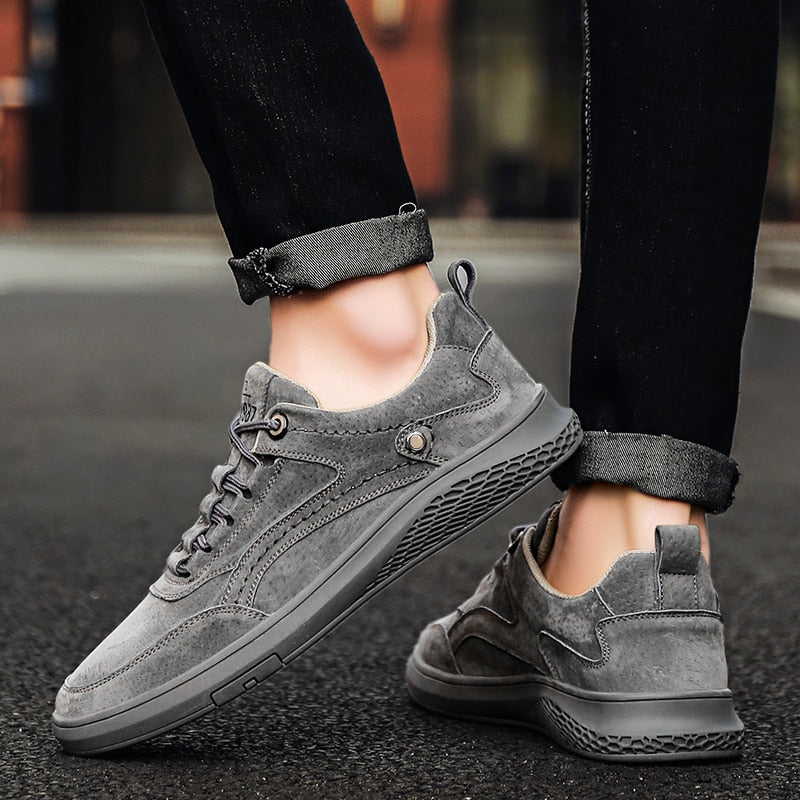 Asher Suede Sneakers – Urban-Style Suede with Relaxed Versatility