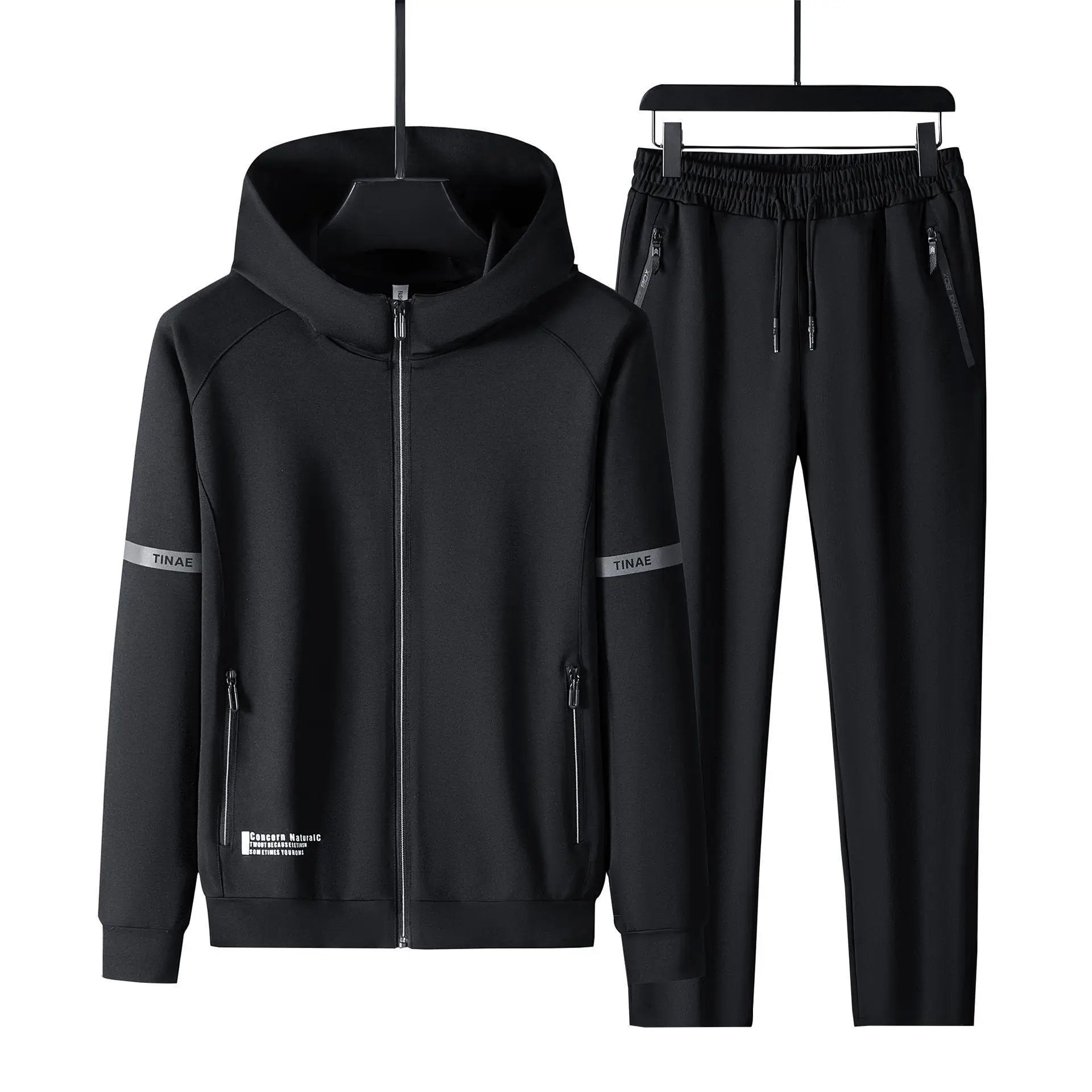 Kairo Hooded HyperFlex Lycra Sculpted Tracksuit Set – Slim Performance Fit