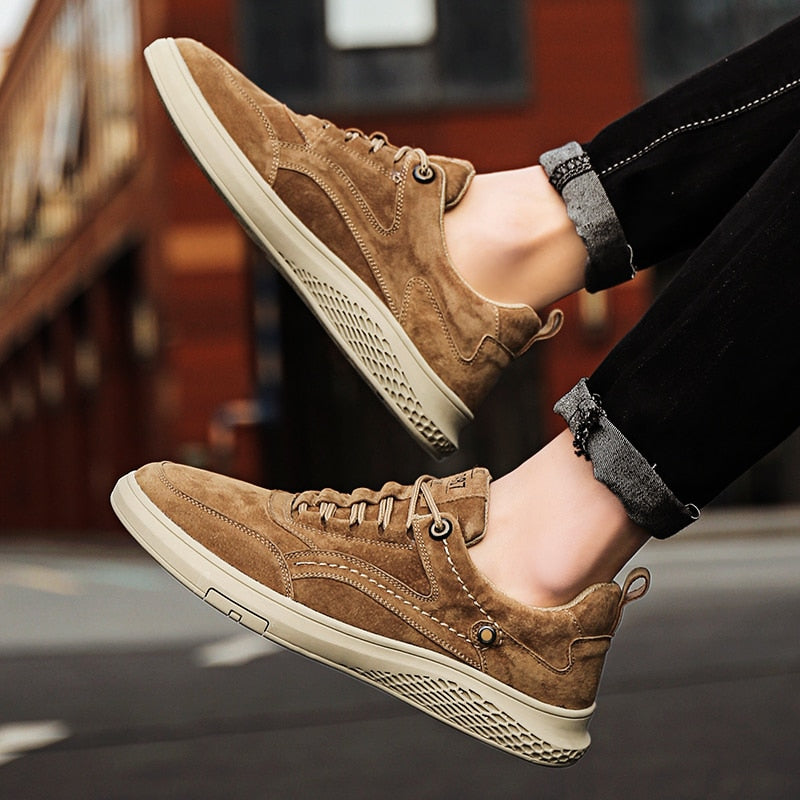 Asher Suede Sneakers – Urban-Style Suede with Relaxed Versatility