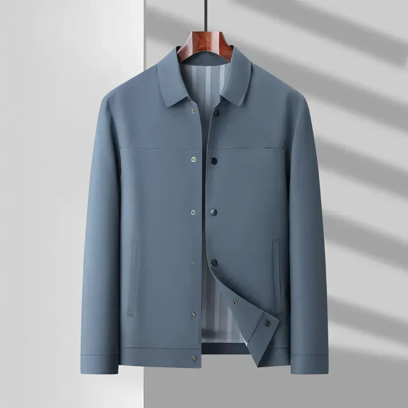 Men's Cairo Performance Jacket – Modern Snap Design with Technical Stretch Fabric