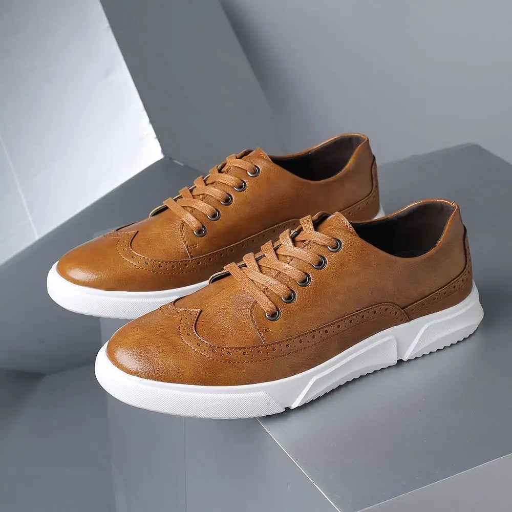 Dimitri Leather Wingtip Brogue Dress Shoes for Men