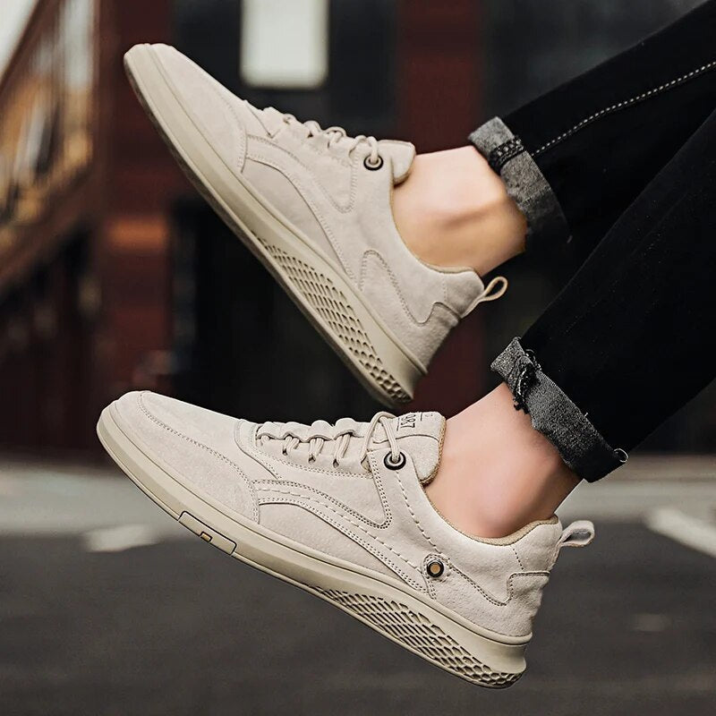 Asher Suede Sneakers – Urban-Style Suede with Relaxed Versatility