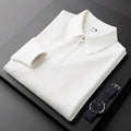 Bradd Men's Tailored Fit Quarter-Zip Pullover – Waffle Knit Design