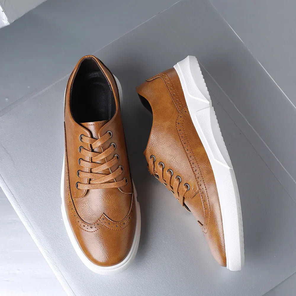 Dimitri Leather Wingtip Brogue Dress Shoes for Men