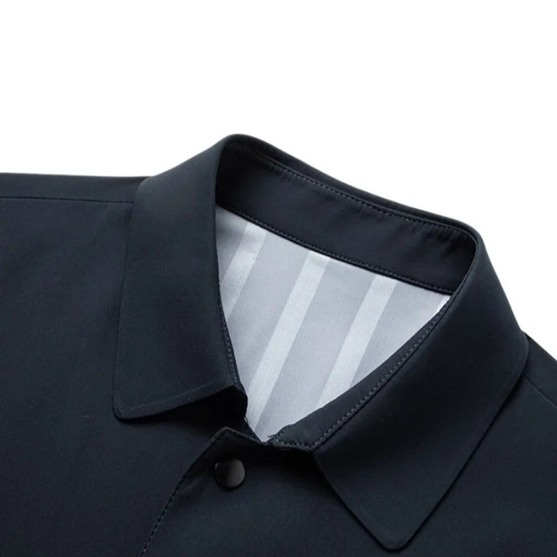 Men's Cairo Performance Jacket – Modern Snap Design with Technical Stretch Fabric