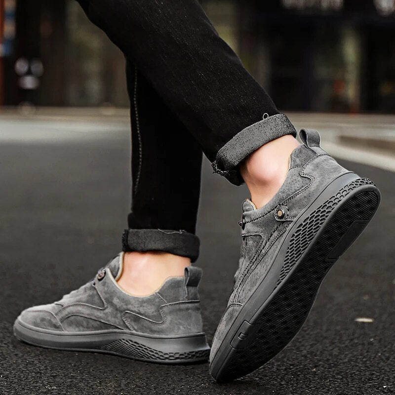 Asher Suede Sneakers – Urban-Style Suede with Relaxed Versatility