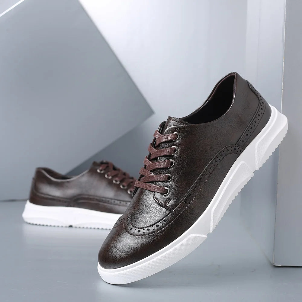 Dimitri Leather Wingtip Brogue Dress Shoes for Men