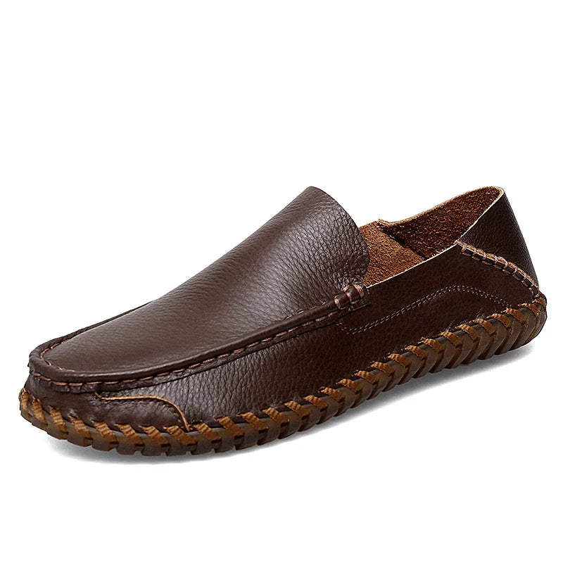 Bruno Men's Suede & Leather Cushioned Comfort Loafers