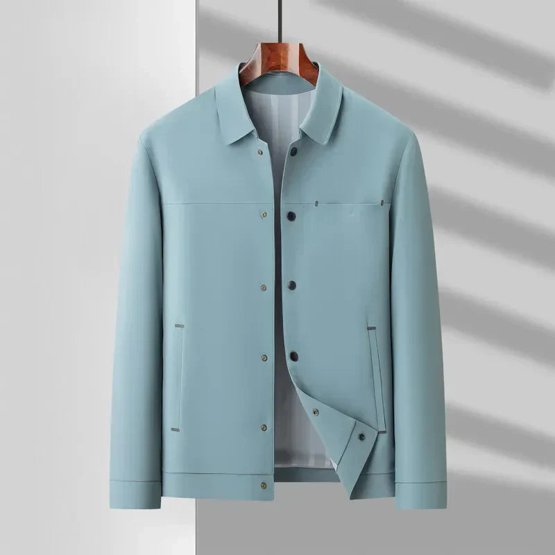 Men's Cairo Performance Jacket – Modern Snap Design with Technical Stretch Fabric