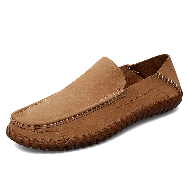 Bruno Men's Suede & Leather Cushioned Comfort Loafers
