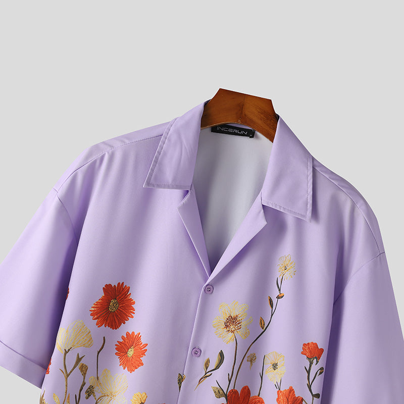 Mateo Soft Floral Summer Shirt – Relaxed Fit Button Down Shirt