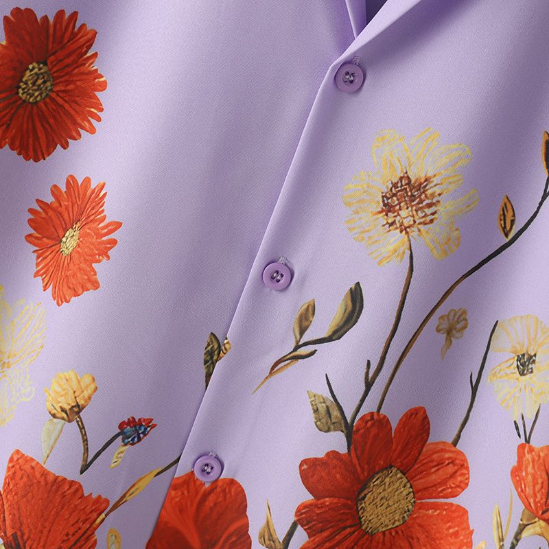 Mateo Soft Floral Summer Shirt – Relaxed Fit Button Down Shirt