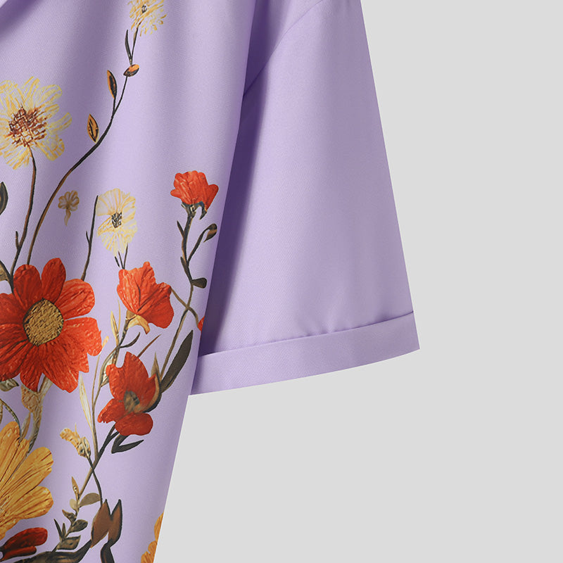 Mateo Soft Floral Summer Shirt – Relaxed Fit Button Down Shirt