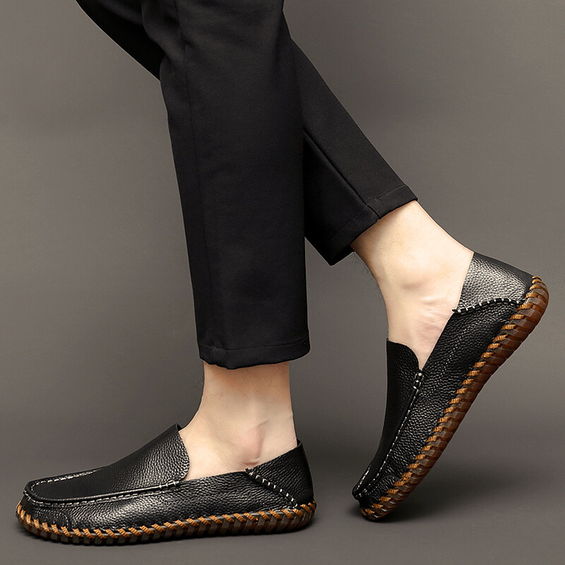 Bruno Men's Suede & Leather Cushioned Comfort Loafers