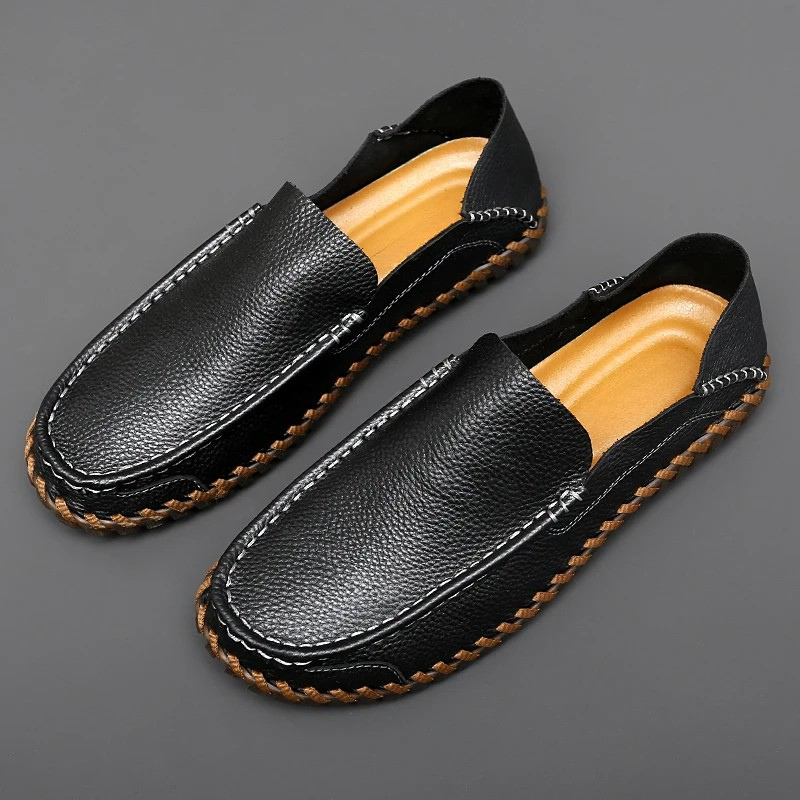Bruno Men's Suede & Leather Cushioned Comfort Loafers