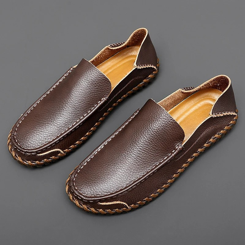 Bruno Men's Suede & Leather Cushioned Comfort Loafers