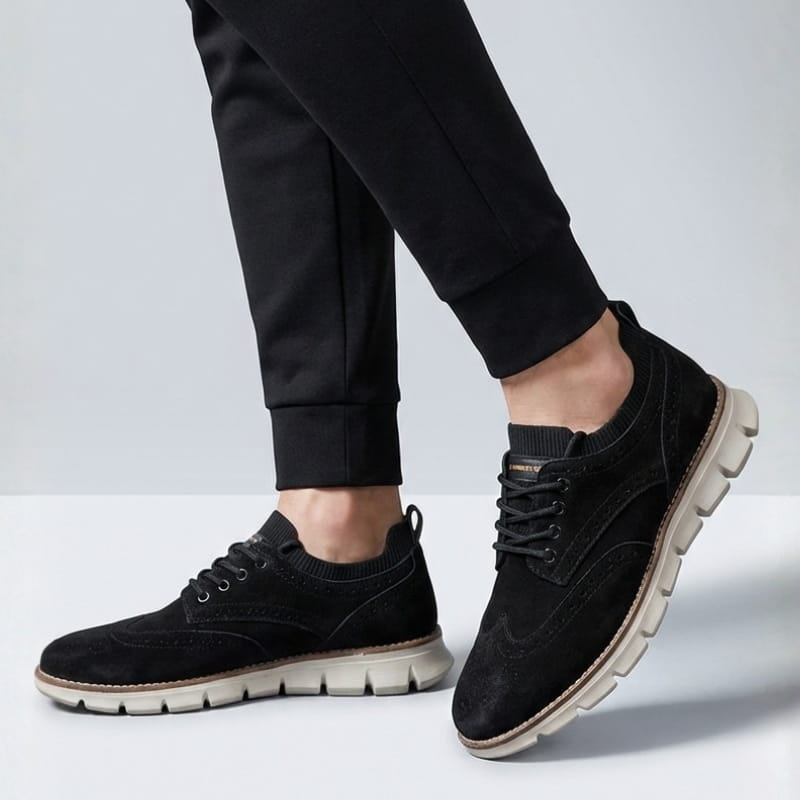 Giner Premium Italian Suede Casual Shoes – Cushioned Everyday Shoes
