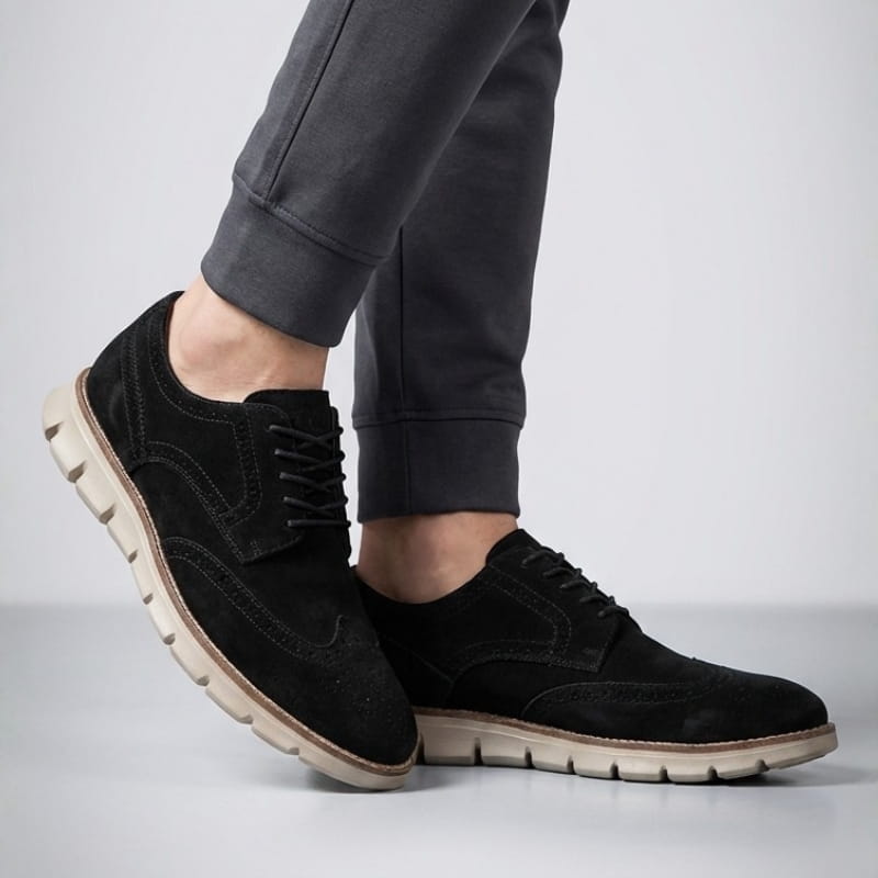 Giner Premium Italian Suede Casual Shoes – Cushioned Everyday Shoes