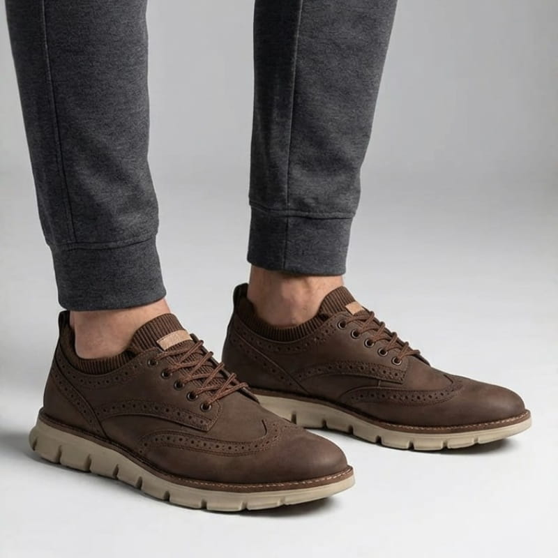 Giner Premium Italian Suede Casual Shoes – Cushioned Everyday Shoes