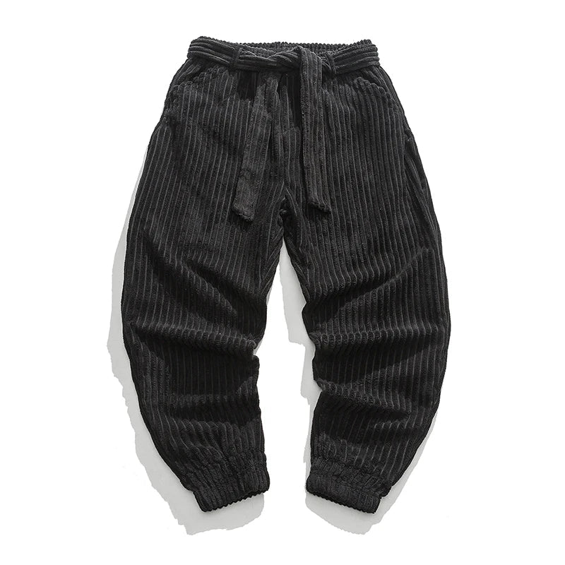 Hudson Fleece-Lined Corduroy Joggers – Cozy Fit Tapered Pants