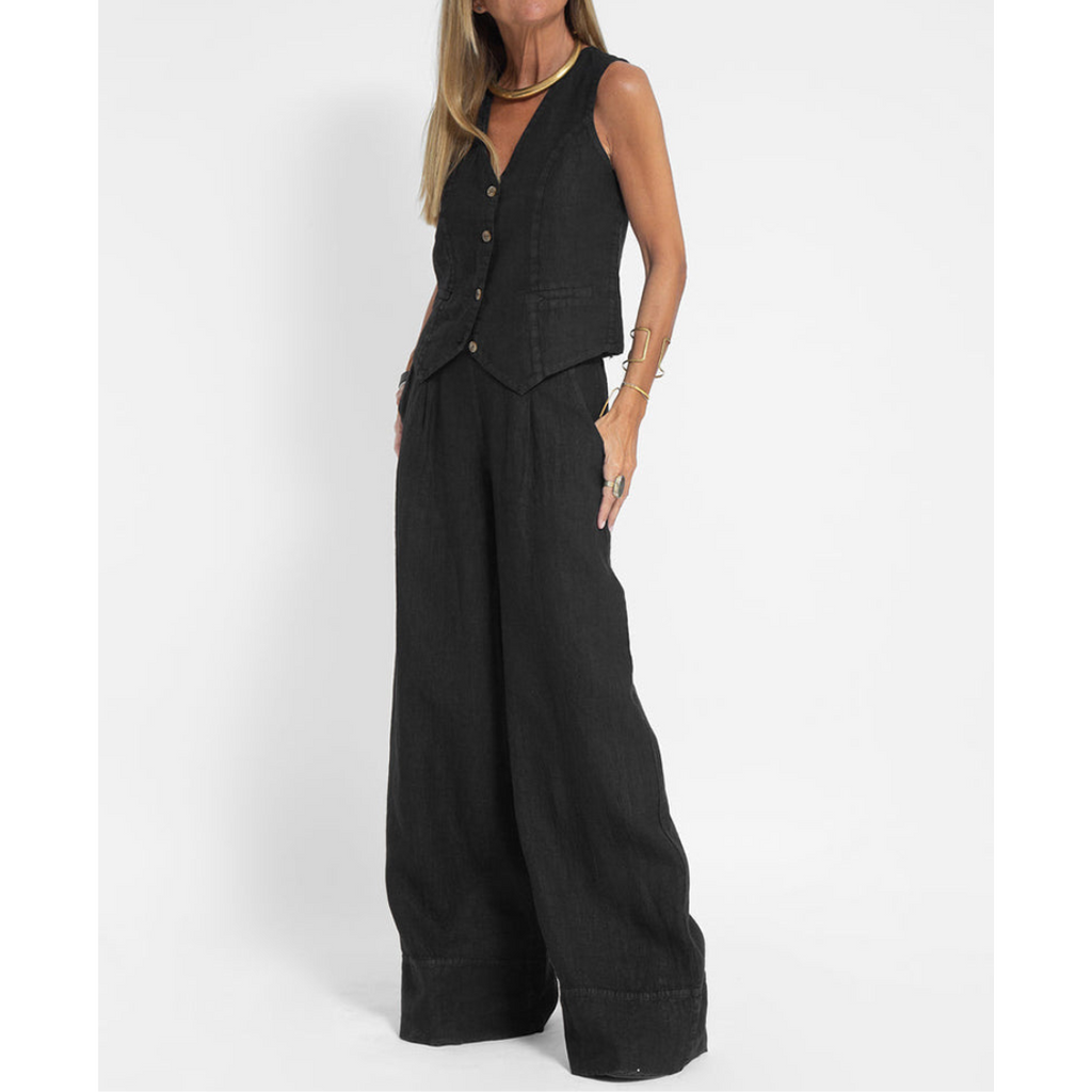 Aurelia Soft Cotton Blend Two-Piece Set – Modern Comfort Ensemble