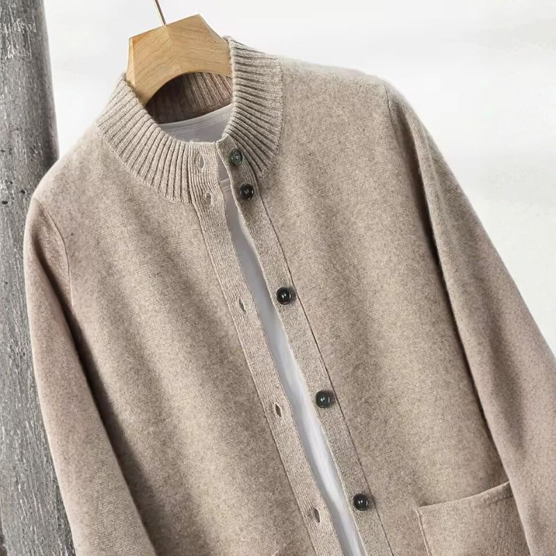 Andrew Men's Cashmere Cardigan – Premium Button-Up Knit Sweater