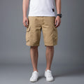 Rafael Washed Cotton Twill Cargo Shorts – Utility Multi-Pocket Outdoor Comfort