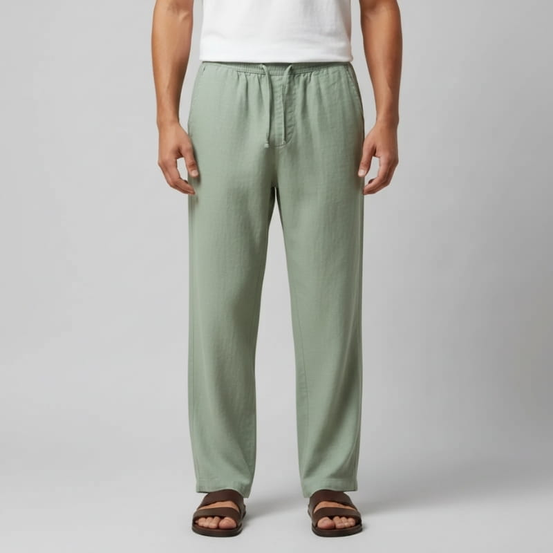 Julian Lightweight Linen Trousers – Breathable Tailored Casual Summer Pants