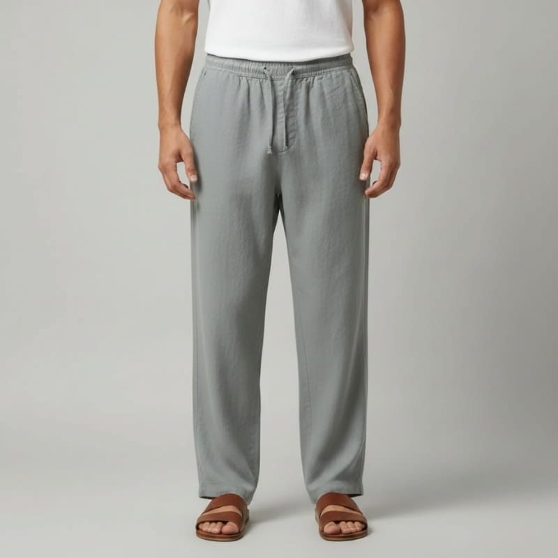 Julian Lightweight Linen Trousers – Breathable Tailored Casual Summer Pants