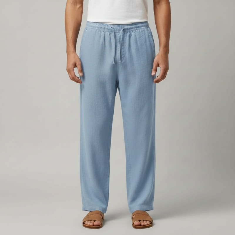 Julian Lightweight Linen Trousers – Breathable Tailored Casual Summer Pants