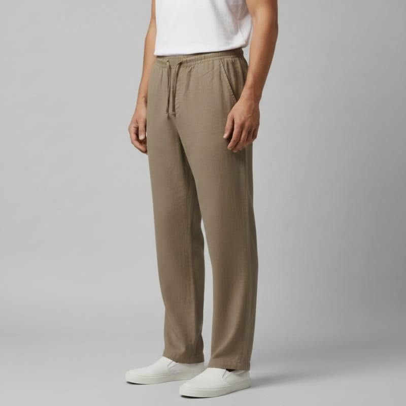 Julian Lightweight Linen Trousers – Breathable Tailored Casual Summer Pants