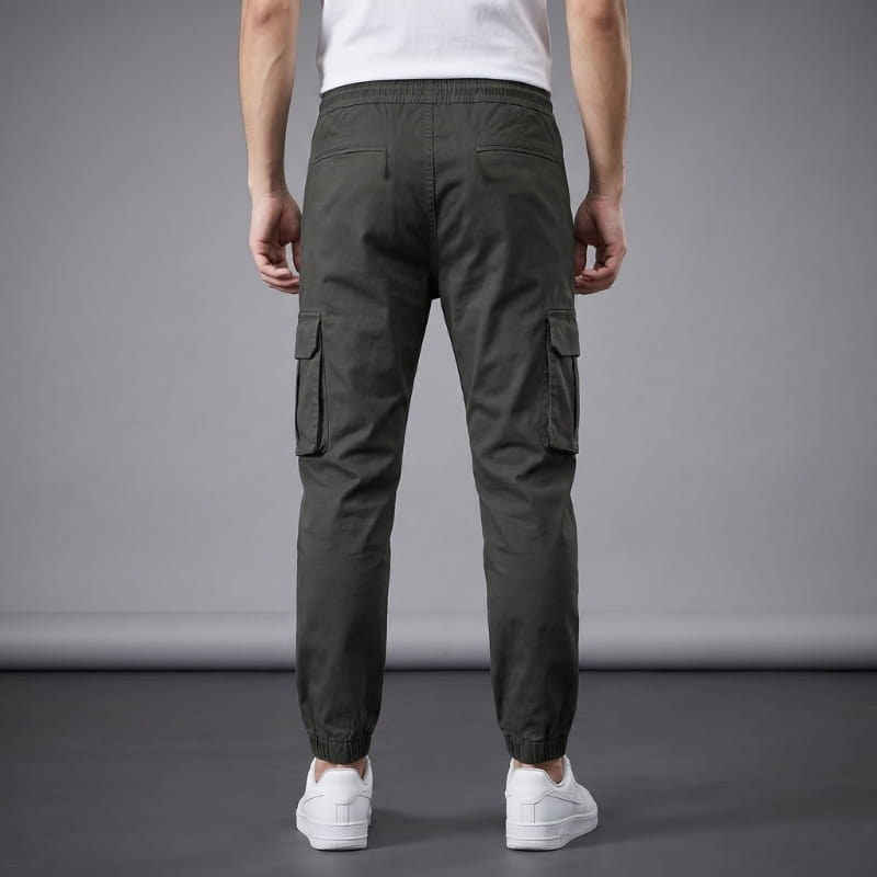 Bruno Lightweight Cotton Cargo Joggers – Modern Utility Casual Pants
