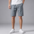 Deluca Cotton Blend Drawstring Shorts – Lightweight Knee-Length Summer Wear