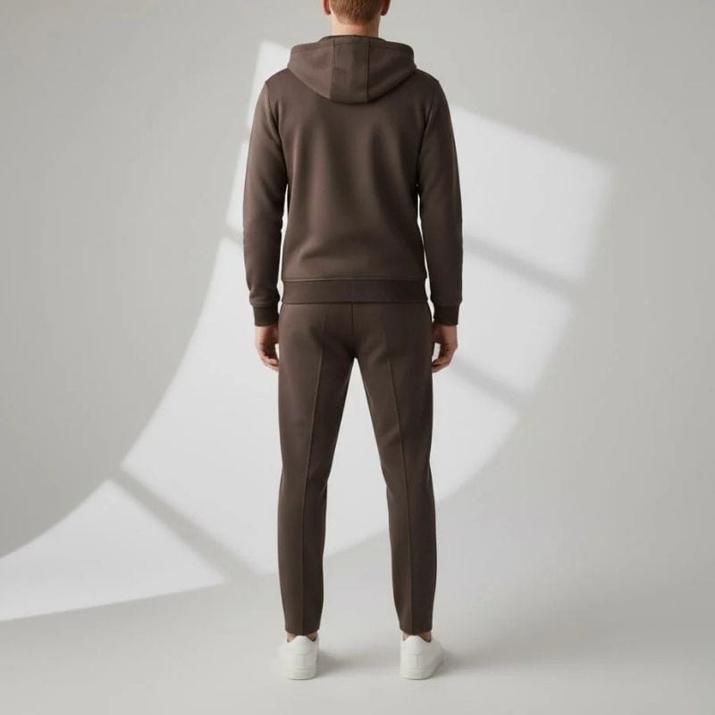 Aureon Hooded Premium Lycra Tailored Tracksuit Set – Modern Active Comfort