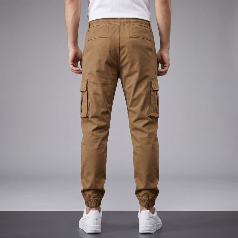 Bruno Lightweight Cotton Cargo Joggers – Modern Utility Casual Pants