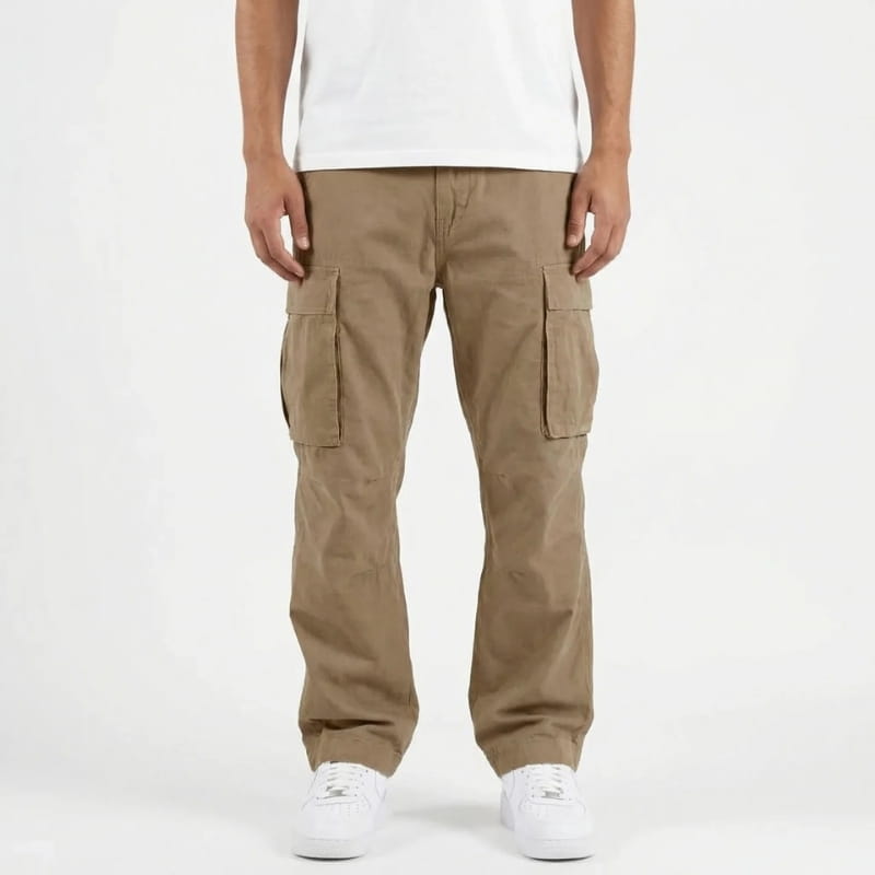 Mason Stretch Utility Cotton Cargo Pants – Multi-Pocket Casual Street Trousers