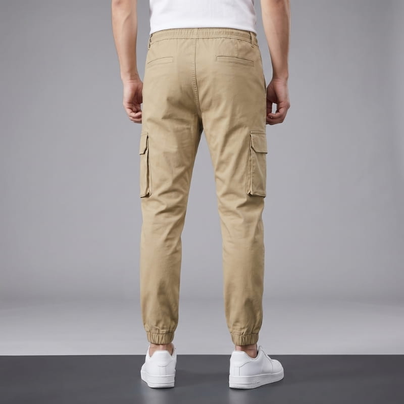 Bruno Lightweight Cotton Cargo Joggers – Modern Utility Casual Pants
