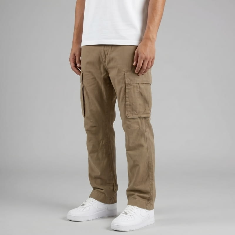 Mason Stretch Utility Cotton Cargo Pants – Multi-Pocket Casual Street Trousers