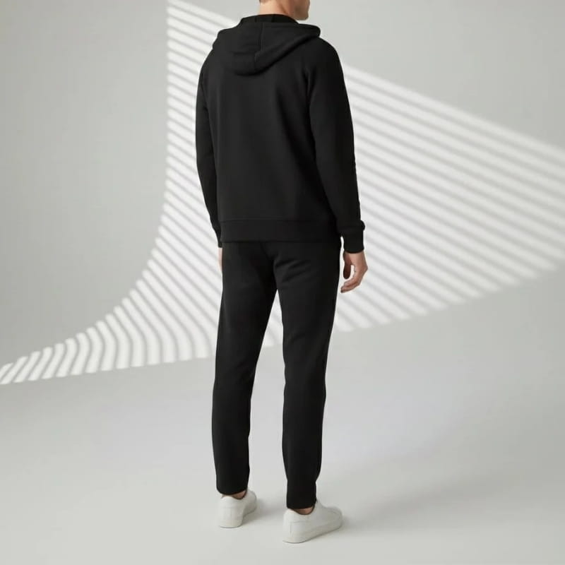 Aureon Hooded Premium Lycra Tailored Tracksuit Set – Modern Active Comfort
